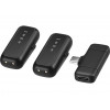 SANDBERG Streamer USB-C Wireless Mic x2 - Set de micrófono dual - 20 Hz - 20 kHz