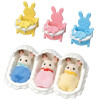 Sylvanian Families Set de inicio Trillizos - set de juego con accesorios de cuidado del bebé