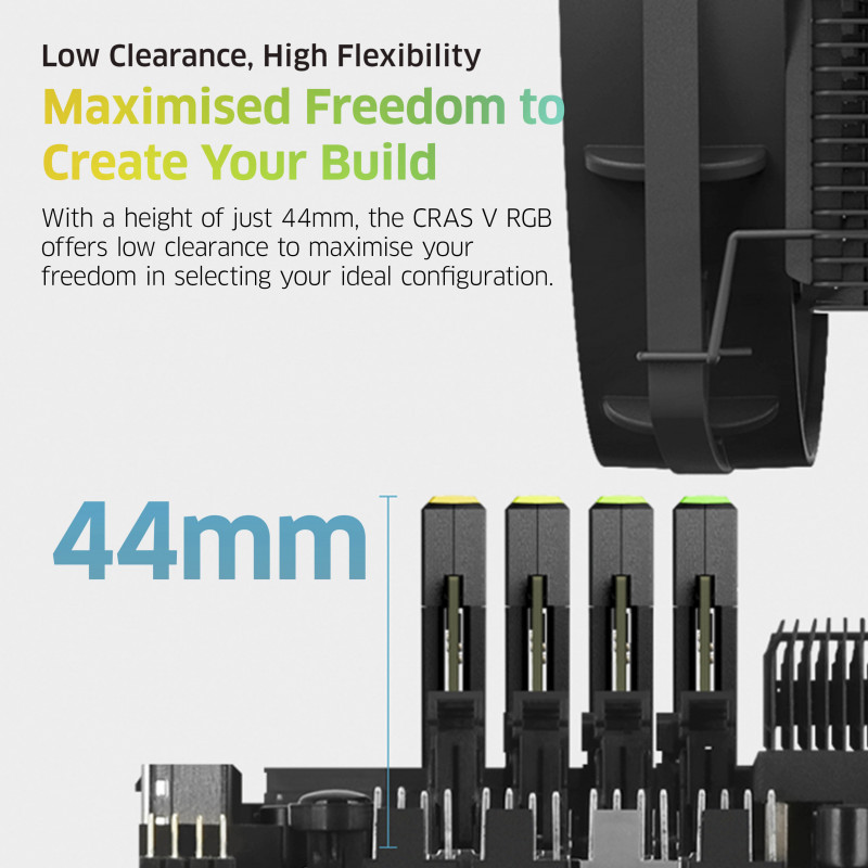 Kit de memoria RAM KLEVV CRAS V RGB 32GB (2x16GB) DDR5 6000MHz CL30