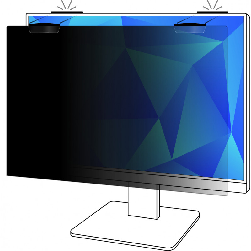 Filtro de privacidad 3M para monitor de 24 inch de pantalla completa con fijación magnética COMPLY™, 16:10, PF240W1EM
