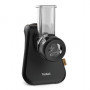 Rallador y espiralizador eléctrico TEFAL MB77EN, 260 W, 5 conos, negro/plata