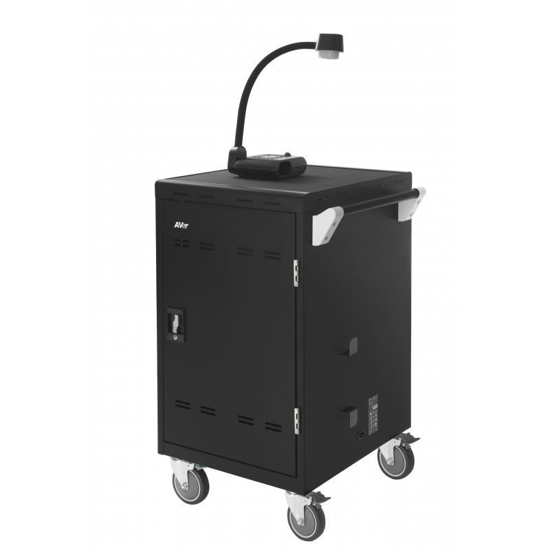 Carro para portátiles LEBA Flex 24 para 24 portátiles de hasta 15,6 inch - gris claro/antracita