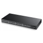 ZyXEL GS1920-48 switch Gigabit Smart Managed de 48 puertos con 4 uplinks SFP y PoE+ (375W)