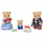 Familia de osos galleta Sylvanian Families - 4 figuras coleccionables
