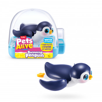Zuru Pets Alive Pingüino flotante - varios colores, juguete robótico de baño