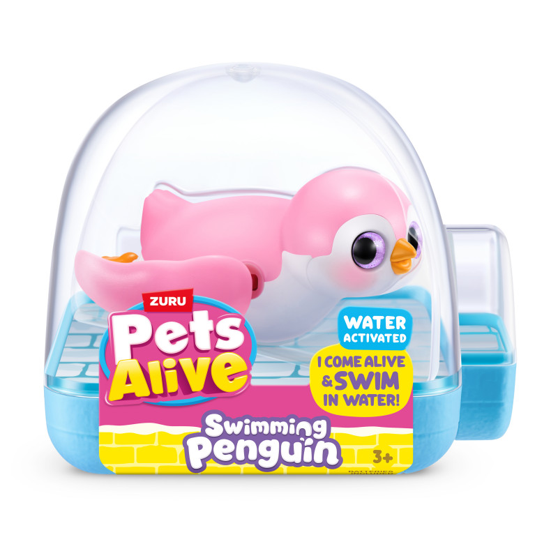 Zuru Pets Alive Pingüino flotante - varios colores, juguete robótico de baño