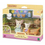EPOCH Sylvanian Families set de picnic soleado - hermana y bebé zorro fénec