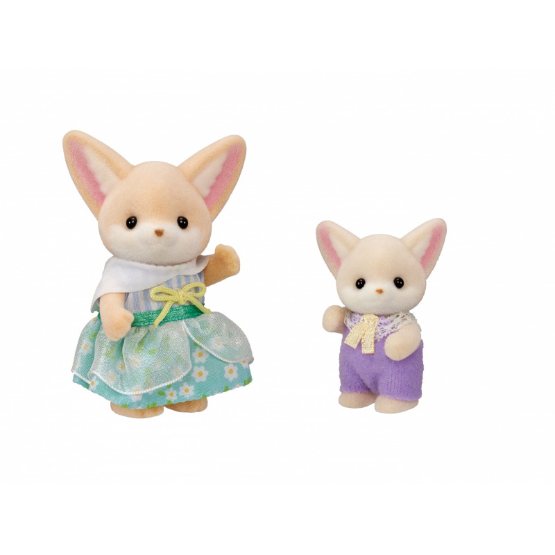 EPOCH Sylvanian Families set de picnic soleado - hermana y bebé zorro fénec