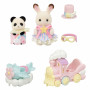 Sylvanian Families Parque de atracciones con tren juego