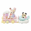 Sylvanian Families Parque de atracciones con tren juego