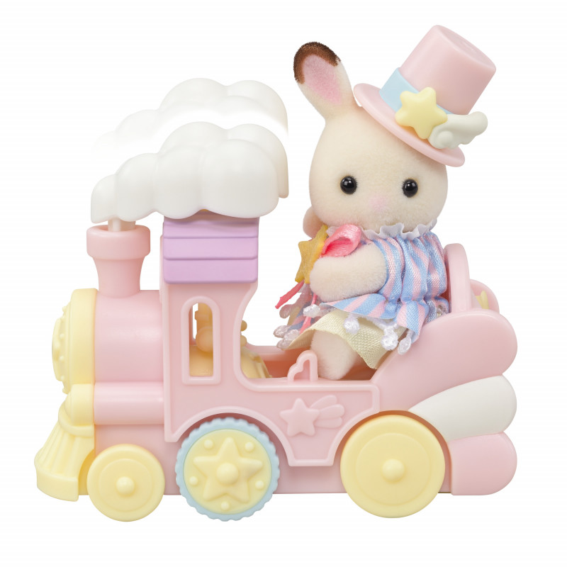 Sylvanian Families Parque de atracciones con tren juego
