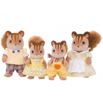 Epoch Sylvanian Families set de figuras familia de ardillas Walnut