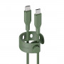 PanzerGlass Racing cable USB-C a USB-C de 60W 1,2 m Verde