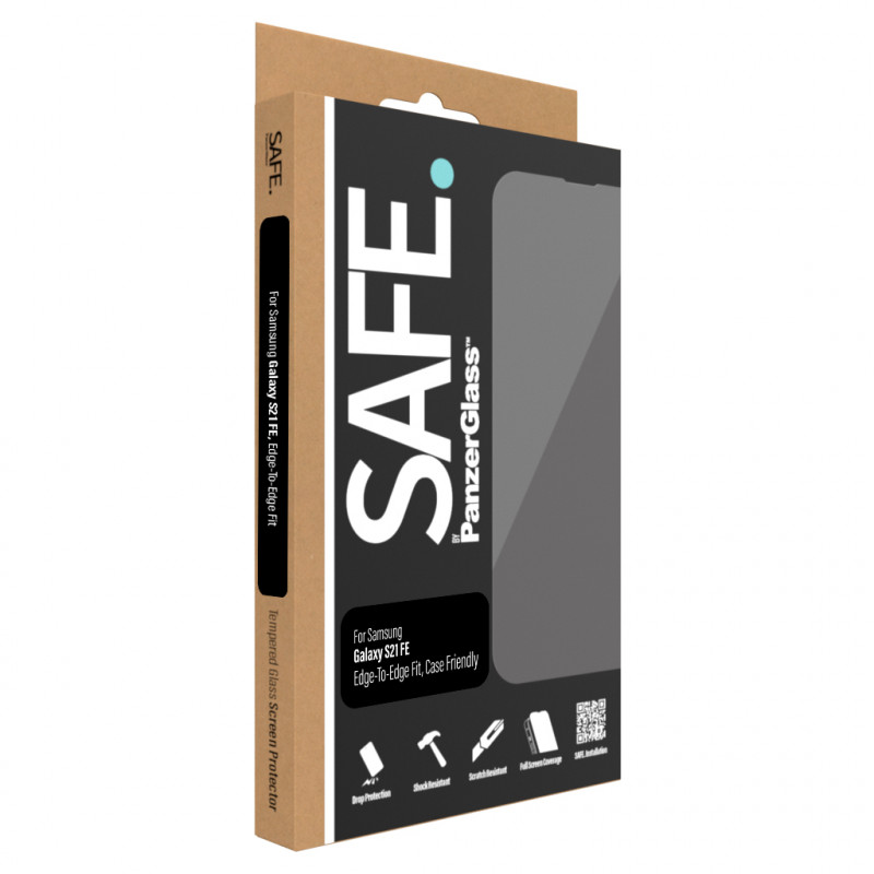 SAFE by PanzerGlass Samsung Galaxy S21 FE G990 Lámina protectora de pantalla E2E Case Friendly Negra SAFE95100