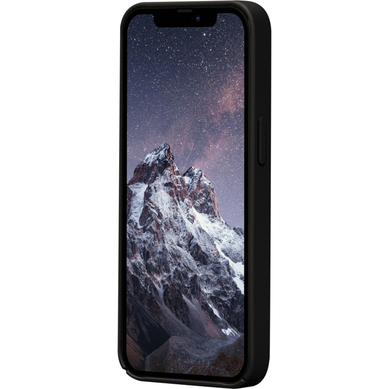dbramante1928 Dune funda para iPhone 14 Pro negra de piel plena flor