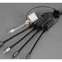 VIVOLINK PROADRING - abrazadera de fijación para carril DIN para adaptadores Delock, negra