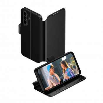 PANZERGLASS CARE Funda cartera con soporte para Samsung Galaxy A27 5G, Transparente