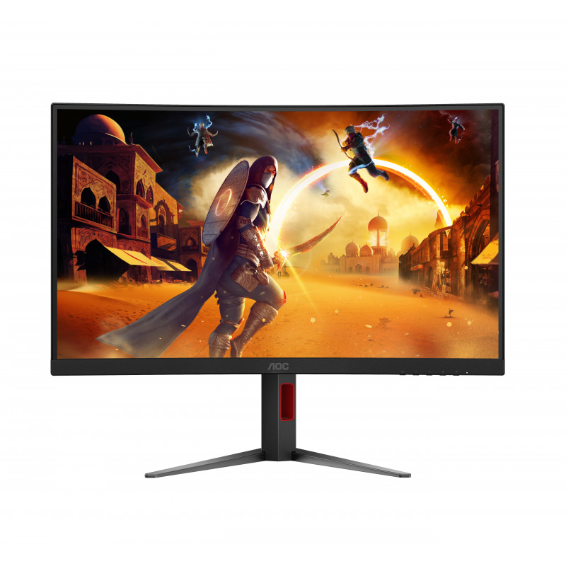 AOC CQ27G4Z2 monitor gaming curvo 27 inch QHD - 240Hz Fast VA, 0,5ms MPRT, FreeSync Premium, altura ajustable