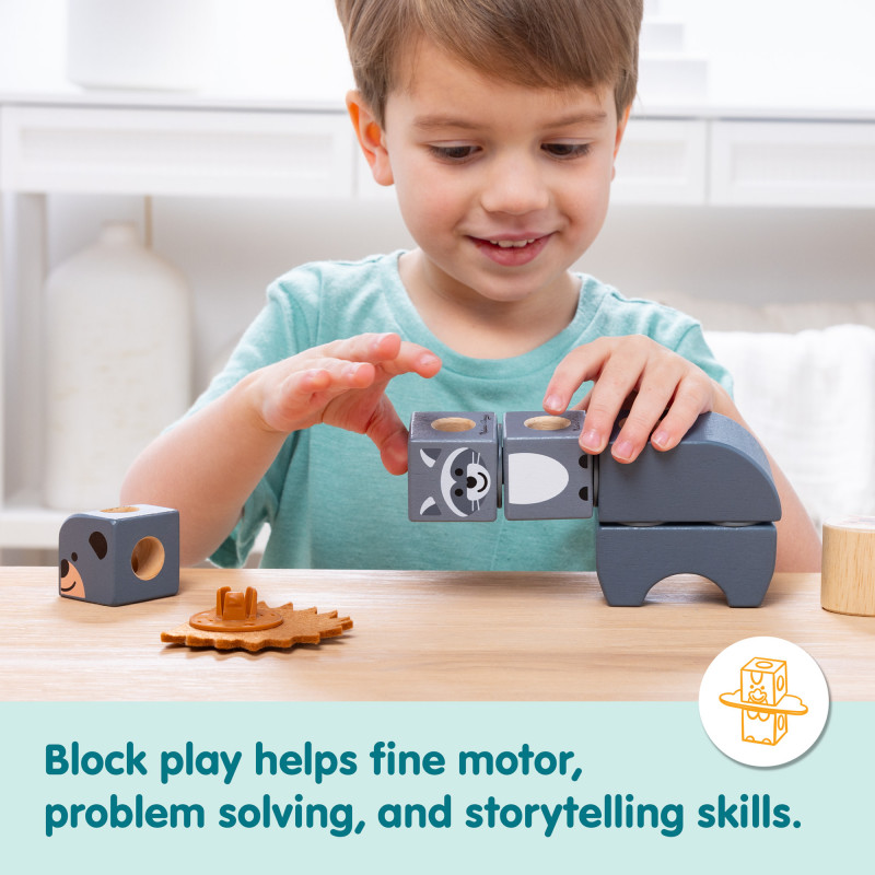 Melissa & Doug Blockables Set Amigos del bosque