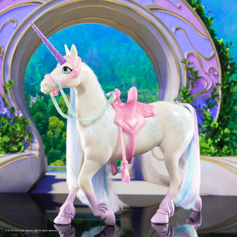Spin Master Unicorn Academy - set de figuras Glacier unicornio y jinete Ava