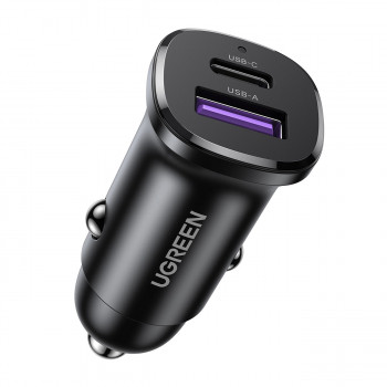 UGREEN EC305 Cargador de pared 30W USB-C + USB-A PD 3.0 PPS Quick Charge 3.0 negro
