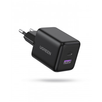 UGREEN X516 cargador de pared GaN 30W USB-C + USB-A negro