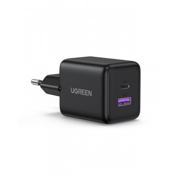 UGREEN X516 cargador de pared GaN 30W USB-C + USB-A negro