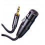 UGREEN AV182 Cable de audio de conector macho XLR a conector macho TRS de 3,5 mm 1 m negro