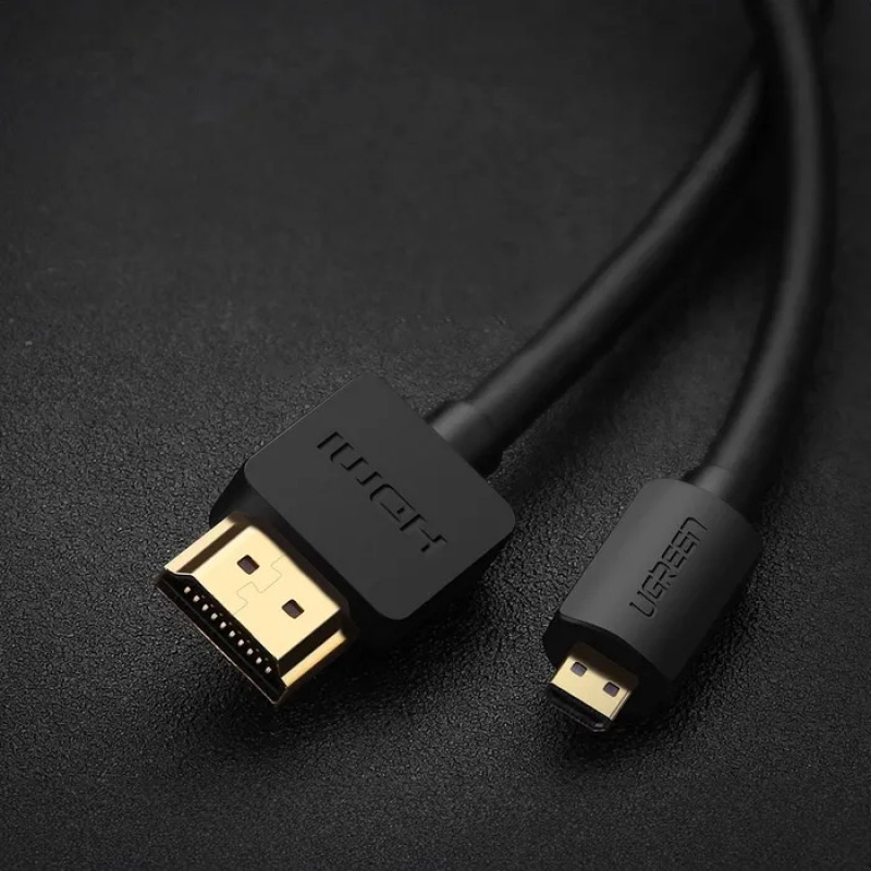 UGREEN HD127 Cable Micro-HDMI a HDMI 4K 3D 1m negro