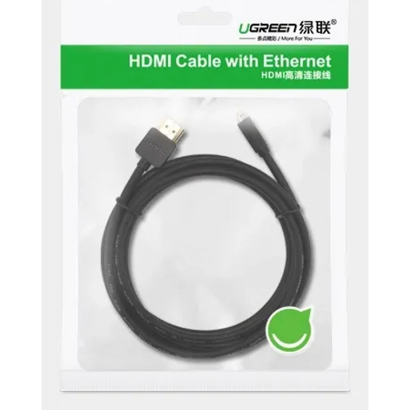 UGREEN HD127 Cable Micro-HDMI a HDMI 4K 3D 1m negro