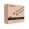 Cable de audio Toslink UGREEN, nailon trenzado, 3m Plata