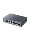 CUDY GS105ES1 switch Gigabit Light Managed de 5 puertos con 1 SFP, 4 RJ45, VLAN, QoS, sobremesa