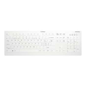 Teclado médico inalámbrico CHERRY Active Key AK-C8112, Swiss QWERTZ, blanco