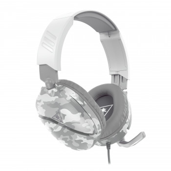 Turtle Beach RECON 70 auriculares gaming over-ear con cable y micrófono plegable, blancos camuflaje (TBS-6230-02)
