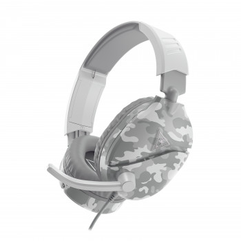 Turtle Beach RECON 70 auriculares gaming over-ear con cable y micrófono plegable, blancos camuflaje (TBS-6230-02)