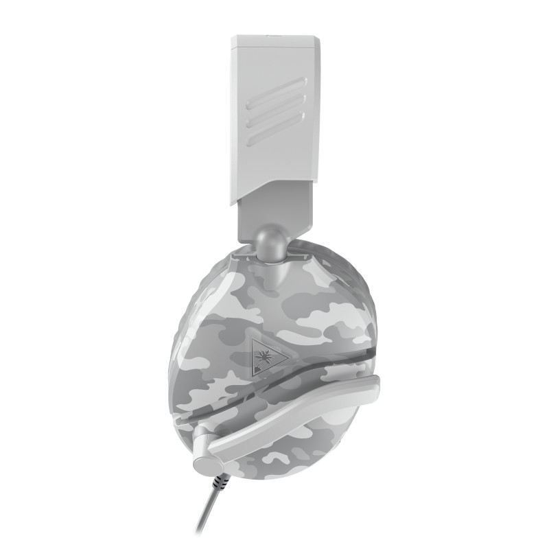 Turtle Beach RECON 70 auriculares gaming de diadema con cable y micrófono plegable, blanco Camo (TBS-6230-02)