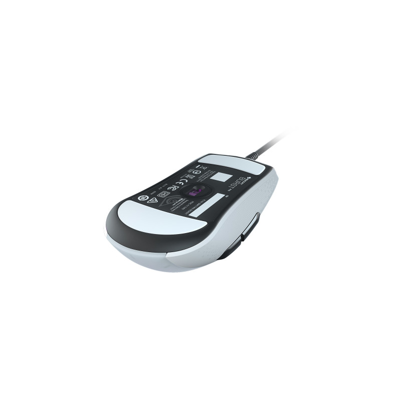 Roccat Burst Pro ratón gaming con cable, 16000 dpi, 68 g, blanco (ROC-11-746)