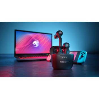 Auriculares true wireless Roccat Syn Buds Air, Bluetooth 5.1, negro (ROC-14-102-02)