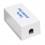 Intellinet 504904 Jack Keystone Cat5e UTP, técnica de conexión por desplazamiento LSA de 90 grados, blanco