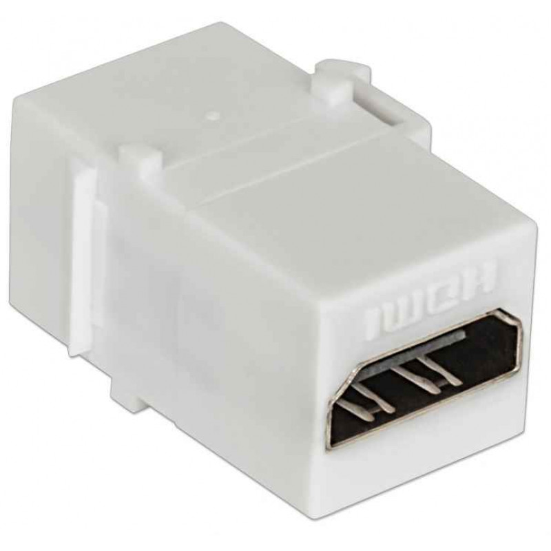 Intellinet Módulo Keystone RJ45 a conector hembra HDMI hembra/hembra blanco