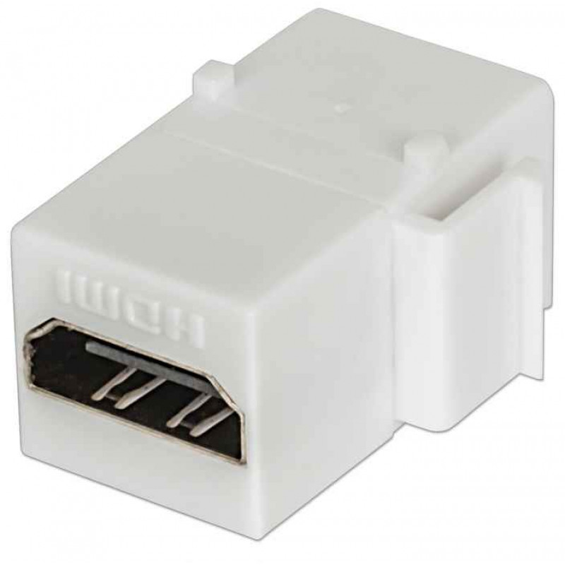 Intellinet Módulo Keystone RJ45 a conector hembra HDMI hembra/hembra blanco
