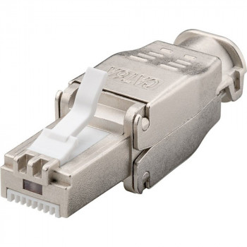 Techly 105872 RJ45 Cat6a 10G Conector modular sin herramientas, STP