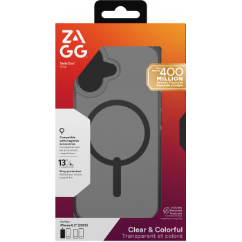 ZAGG Santa Cruz Snap funda para iPhone 17 - negro medianoche