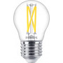 Philips LED Classic WarmGlow P45 transparente regulable E27 2,3W 250lm 2200-2700K