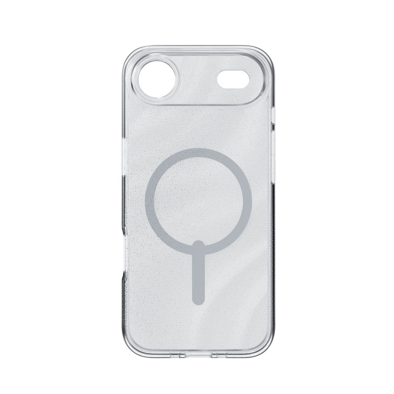 Funda ZAGG Milan Snap para Apple iPhone 13 Pro Max - transparente con remolino de purpurina