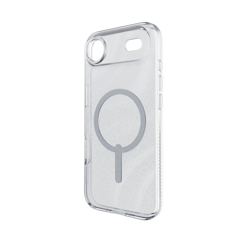 Funda ZAGG Milan Snap para Apple iPhone 13 Pro Max - transparente con remolino de purpurina