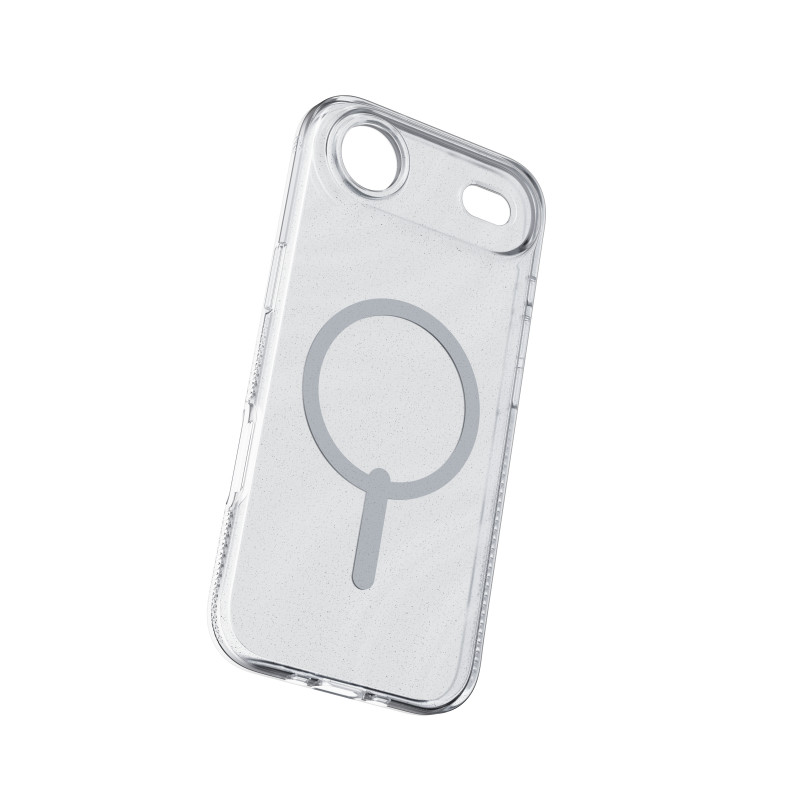 Funda ZAGG Milan Snap para Apple iPhone 13 Pro Max - transparente con remolino de purpurina