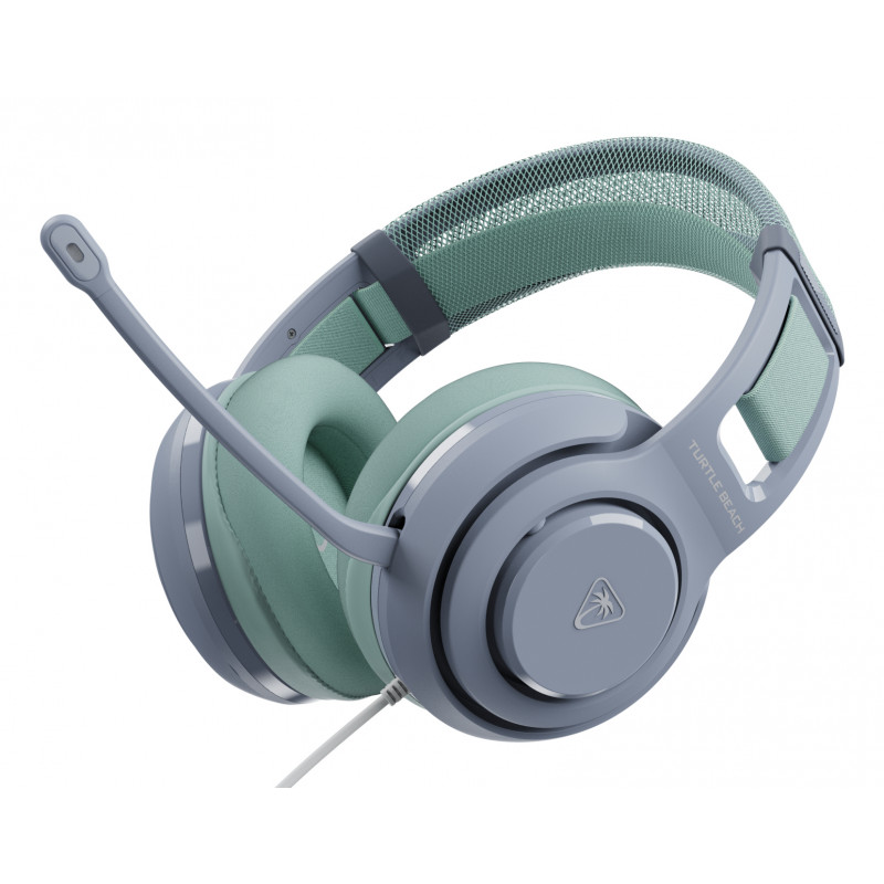 Auriculares gaming con cable multiplataforma Turtle Beach Atlas 200 MultiPlatform, Seafoam Breeze (TBS-6001-25)