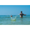 Waboba Mini Lacrosse Set – stick y pelota de lacrosse acuático, azul