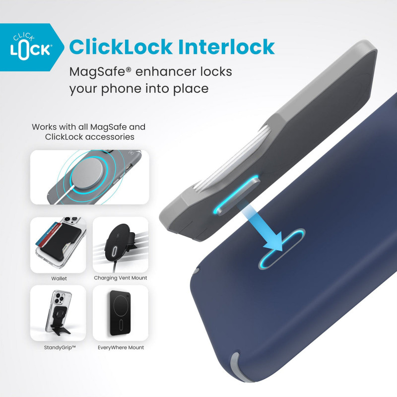 Speck Presidio2 Pro ClickLock & MagSafe funda para iPhone 16 Plus - Navy